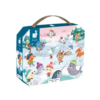 Janod Janod Puzzel - Sneeuwfeest  36 stuks 4+