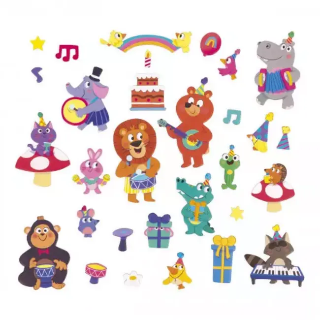 Janod Magneti Stories-Dierenfeest