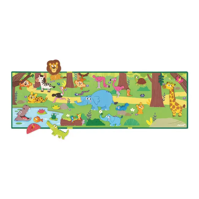 Janod Magneti Stories-Afrikaanse Dieren