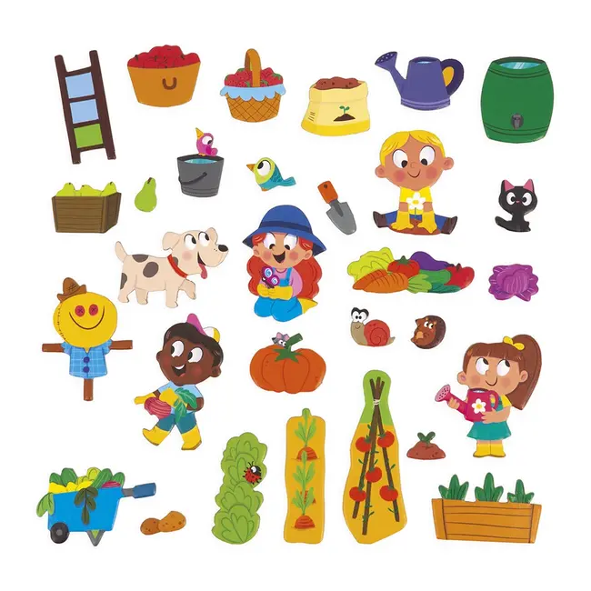 Janod Magneti Stories-Moestuin