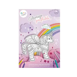 Ara Creative Ara Creative Opblaasbare Kleurplaat Eenhoorn