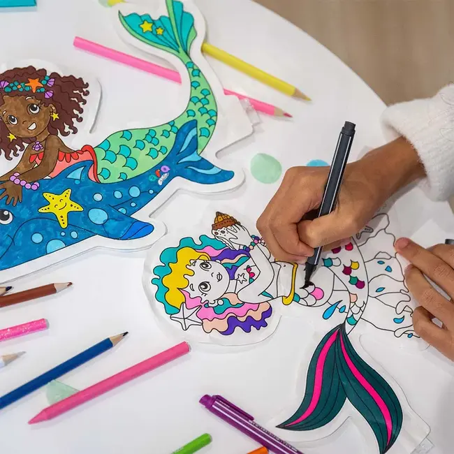 Ara Creative Opblaasbare Kleurplaat Zeemeermin