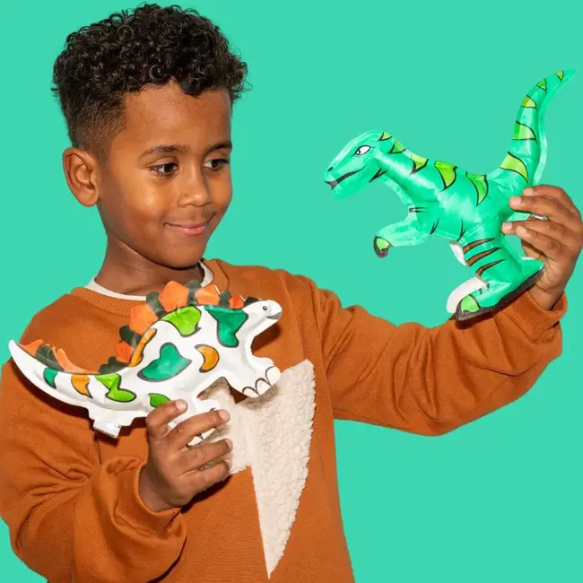Ara Creative Opblaasbare Kleurplaat Dino