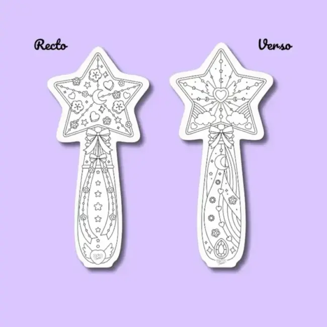 Ara Creative Opblaasbare Kleurplaat Kroon en Toverstaf