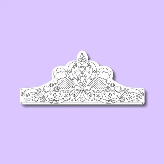 Ara Creative Opblaasbare Kleurplaat Kroon en Toverstaf