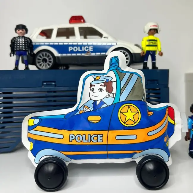 Ara Creative Opblaasbare Kleurplaat Politie