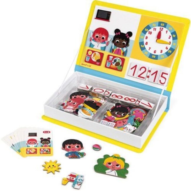 Janod Magnetibook - klok kijken -