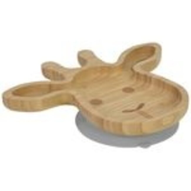 Bamboo Giraffe Plate - Bamboe Bordje Giraffe -