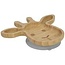 Bamboo Giraffe Plate - Bamboe Bordje Giraffe -