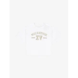 Nik&Nik Varsity T-shirt 2000 Off White