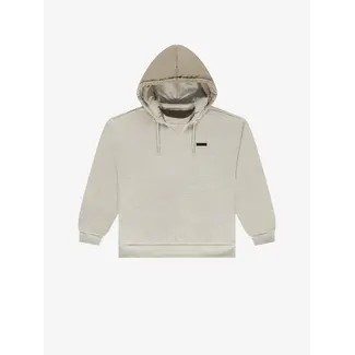 Nik&Nik Banks Oversized Melange Hoodie 5528 Taupe Melange