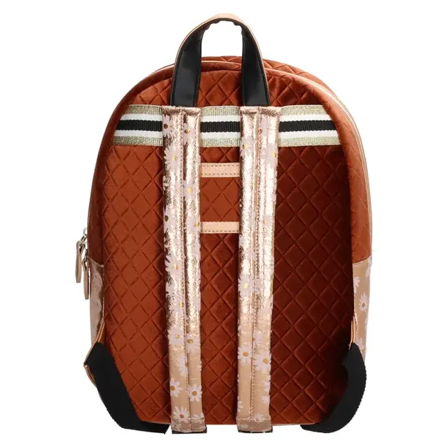 Zebra Rugtas - Golden flowers -