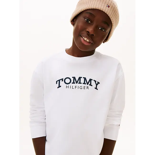 MONOTYPE PRINT T-SHI, YBR White