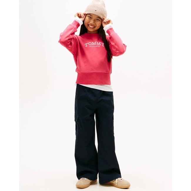 HIGH RIB HEM CREW NE, XI5 Vintage Cerise