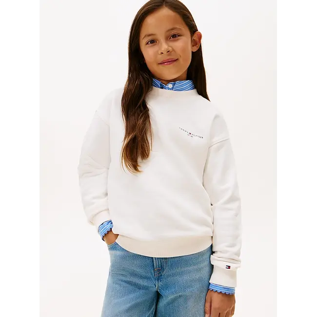 MINI CORP C-NECK SWE, YBH Ancient White