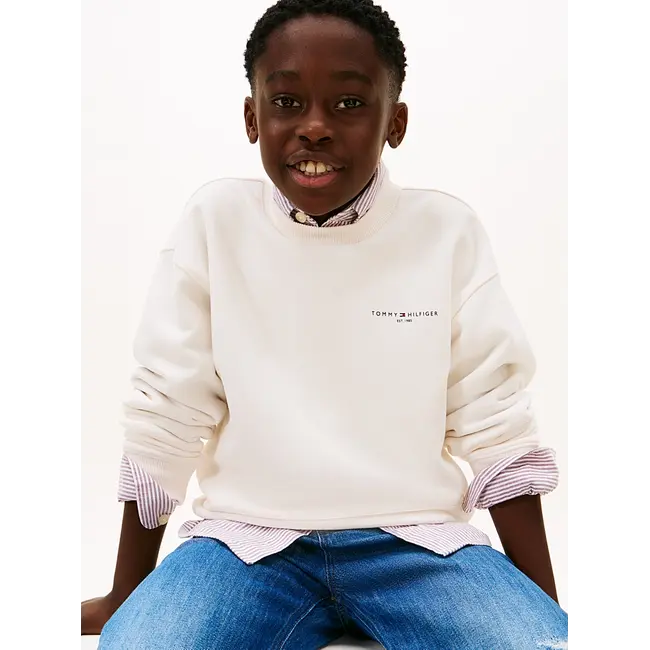 MINI CORP C-NECK SWE, YBH Ancient White