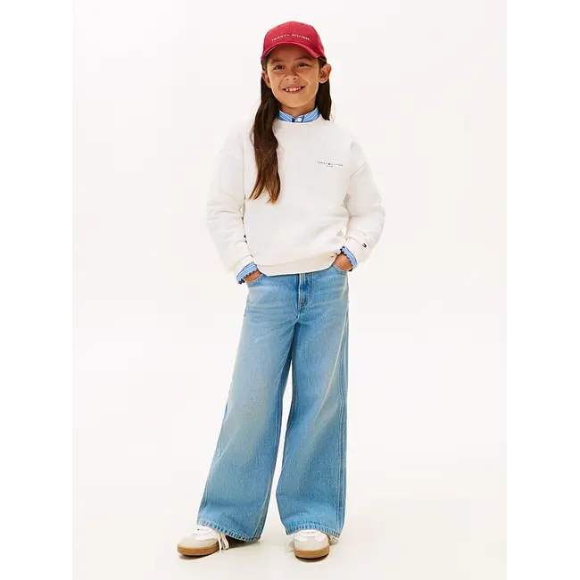 MINI CORP C-NECK SWE, YBH Ancient White