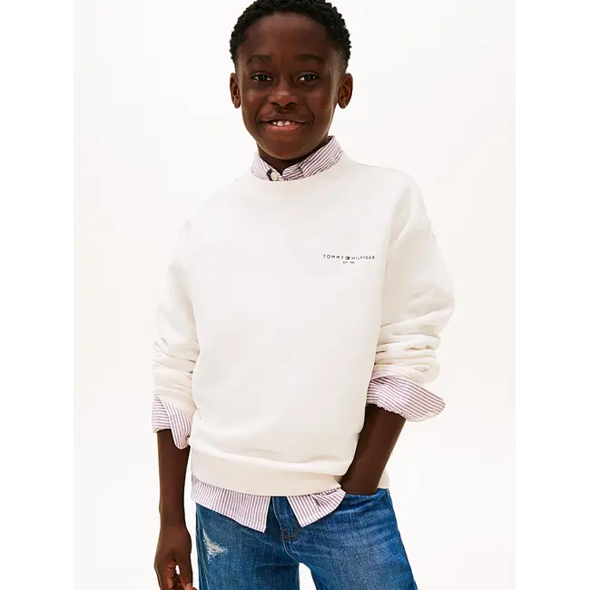 MINI CORP C-NECK SWE, YBH Ancient White