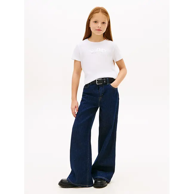 TOMMY FOIL TEE SS, YBR White