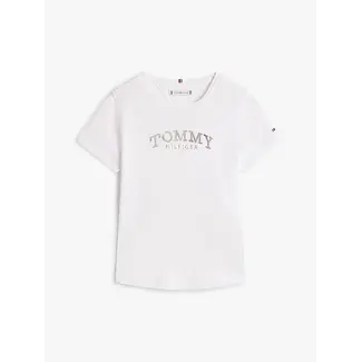 Tommy Hilfiger TOMMY FOIL TEE SS, YBR White