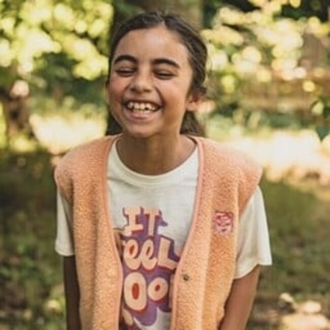 2601-7020-404 Little teddy gilet 404 Soft apricot