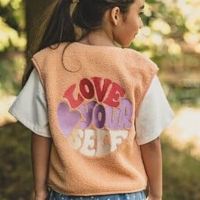 2601-7020-404 Little teddy gilet 404 Soft apricot