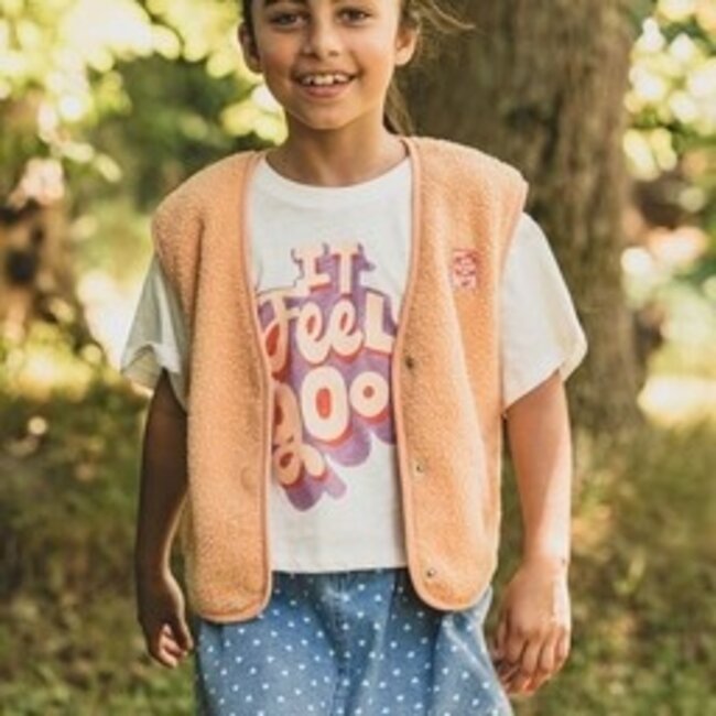 2601-7020-404 Little teddy gilet 404 Soft apricot