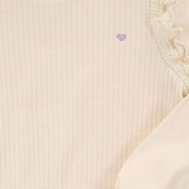 2601-7303-021 Little knitted t-shirt 21 Milk