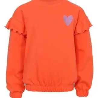 Looxs Little 2601-7308-226 Little ruffle sweater 226 Coral