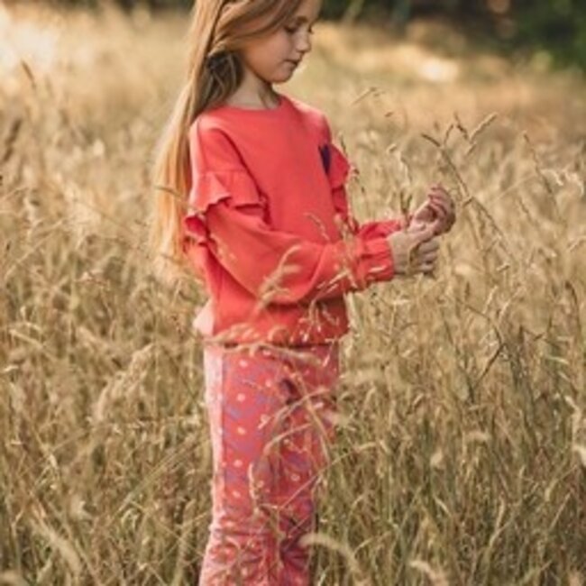 2601-7308-226 Little ruffle sweater 226 Coral