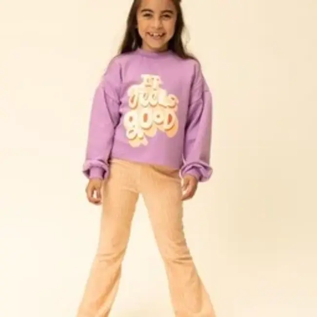 2601-7310-610 Little printed sweater 610 Lilac