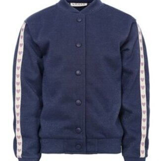 Looxs Little 2601-7339-167 Little lurex sweat jacket 167 Dark blue