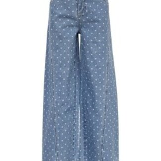 Looxs Little 2601-7601-988 Little heart denim wideleg 988 Denim Hearts