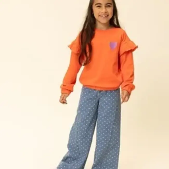 2601-7601-988 Little heart denim wideleg 988 Denim Hearts