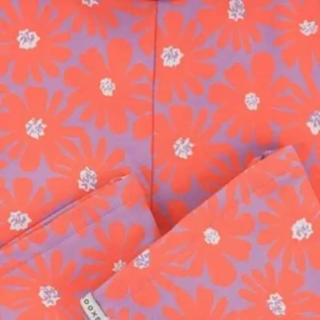 2601-7605-985 Little flare pants 985 Floral Spring