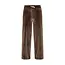 Fem Flo girls velvet wide leg pants 470 Choco