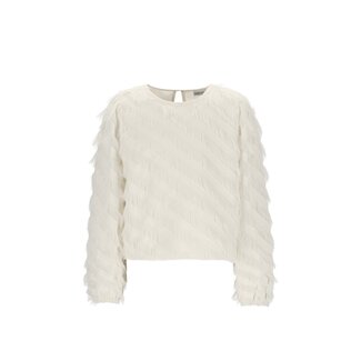 Like Flo Ella Flo girls fringes blouse 035 Cream