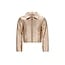 Like Flo Annemei Flo girls leather jacket 810 Gold