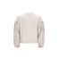 Dolly Flo girls sweater with jacquard sleeves 001 Off white
