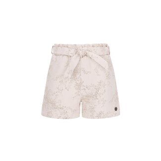 Like Flo Fay-Linn Flo girls jacquard short with shell belt 556 Soft gold