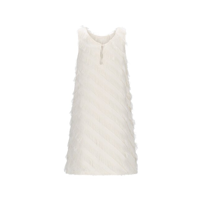 Moscou Flo girls fringes dress 035 Cream