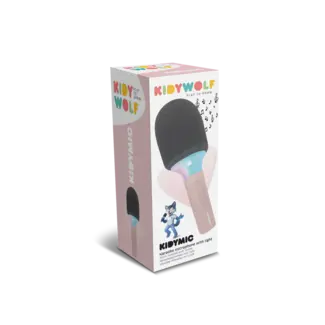 Kidywolf KIDYMIC Karaoke Microfoon Roze