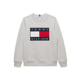 Tommy Hilfiger HERITAGE FLAG SWEATS, P01 Light Grey Heather