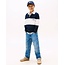COLOURBLOCK POLO LS, C1G Dark Night Navy Colourblock