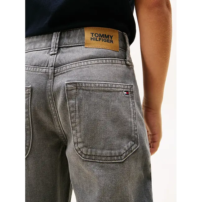 STRAIGHT GREY JEANS, P7D Mid grey