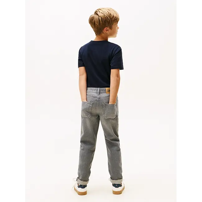 STRAIGHT GREY JEANS, P7D Mid grey