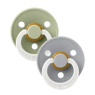 Bibs BIBS Colour speen latex 2 pack - ANATOMIC - GLOW-