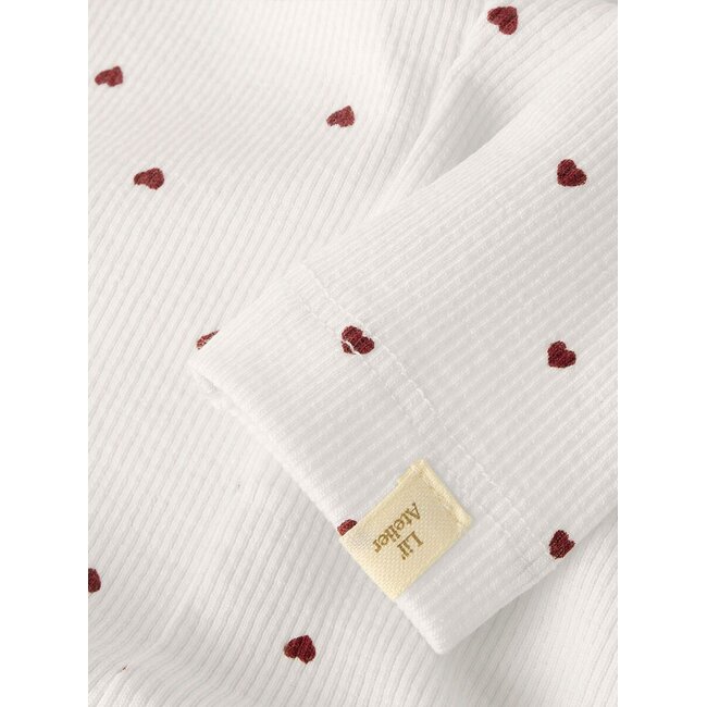 NBFGAGO Slim Legging Coconut milk/Heart