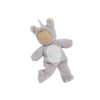 Olli Ella Cozy Dinkum Unicorn Sweetpea/Lilac