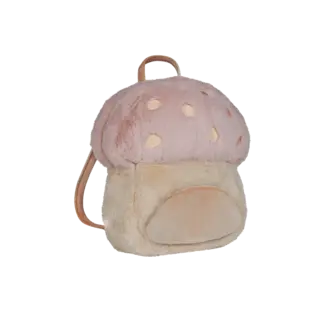 Olli Ella Hopalong Mushroom Backpack - Pink